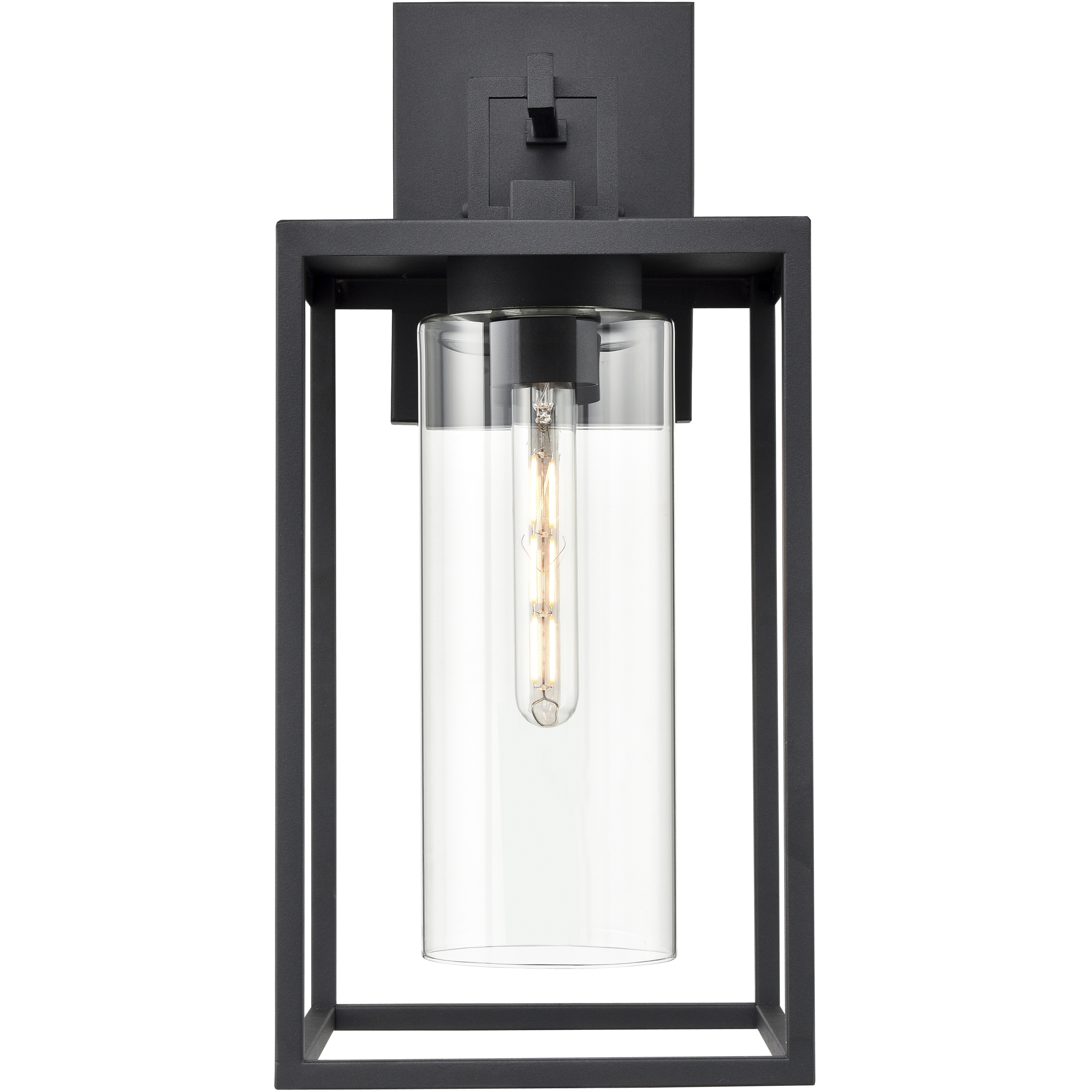Ellway 1 Light 20 inch Textured Black Outdoor Wall Sconce